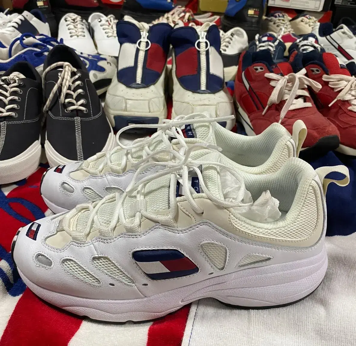 타미힐피거 타미진스 heritage sneakers